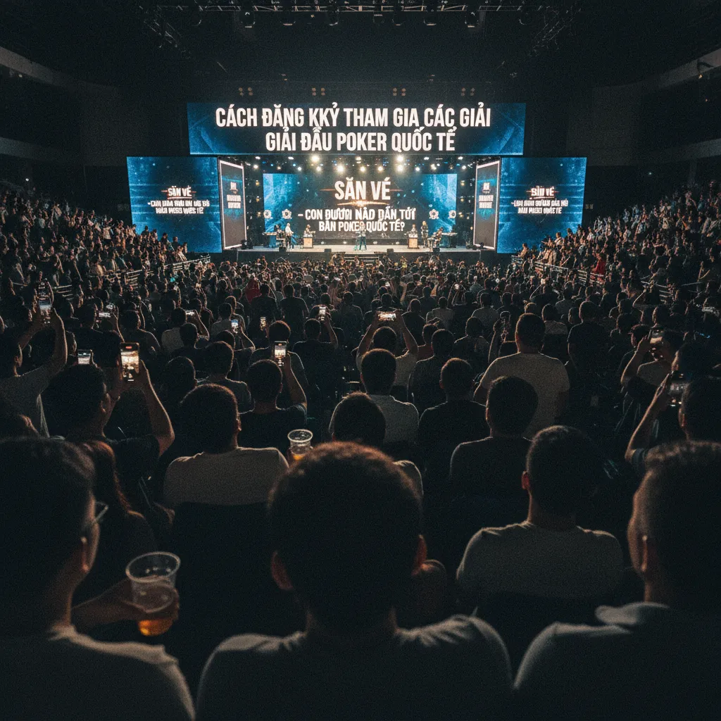 Săn vé tham gia giải đấu poker quốc tế