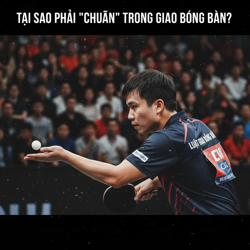 Tại sao phải "chuẩn" trong giao bóng bàn?