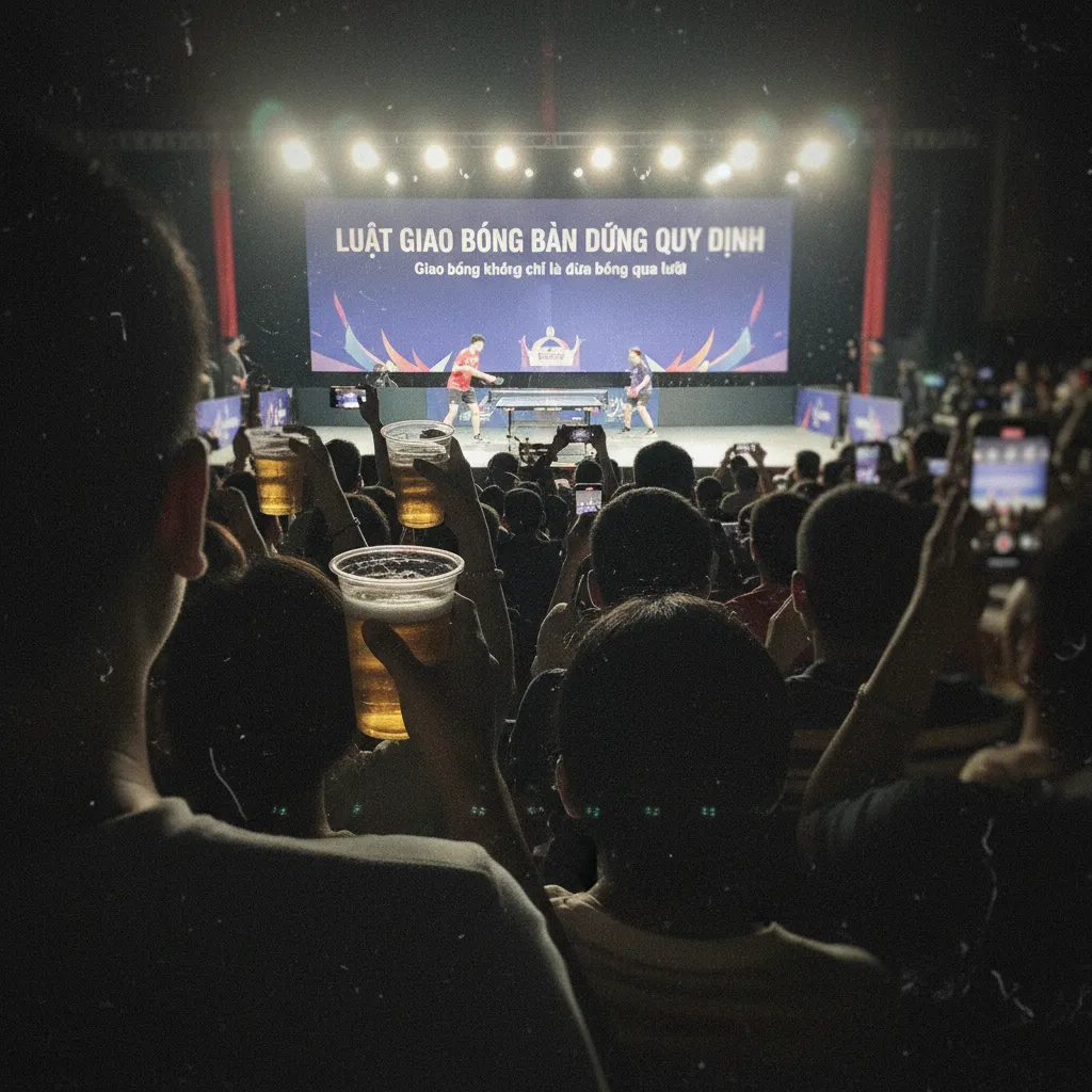 Luật giao bóng bàn đôi đòi hỏi phải giao bóng chéo bàn